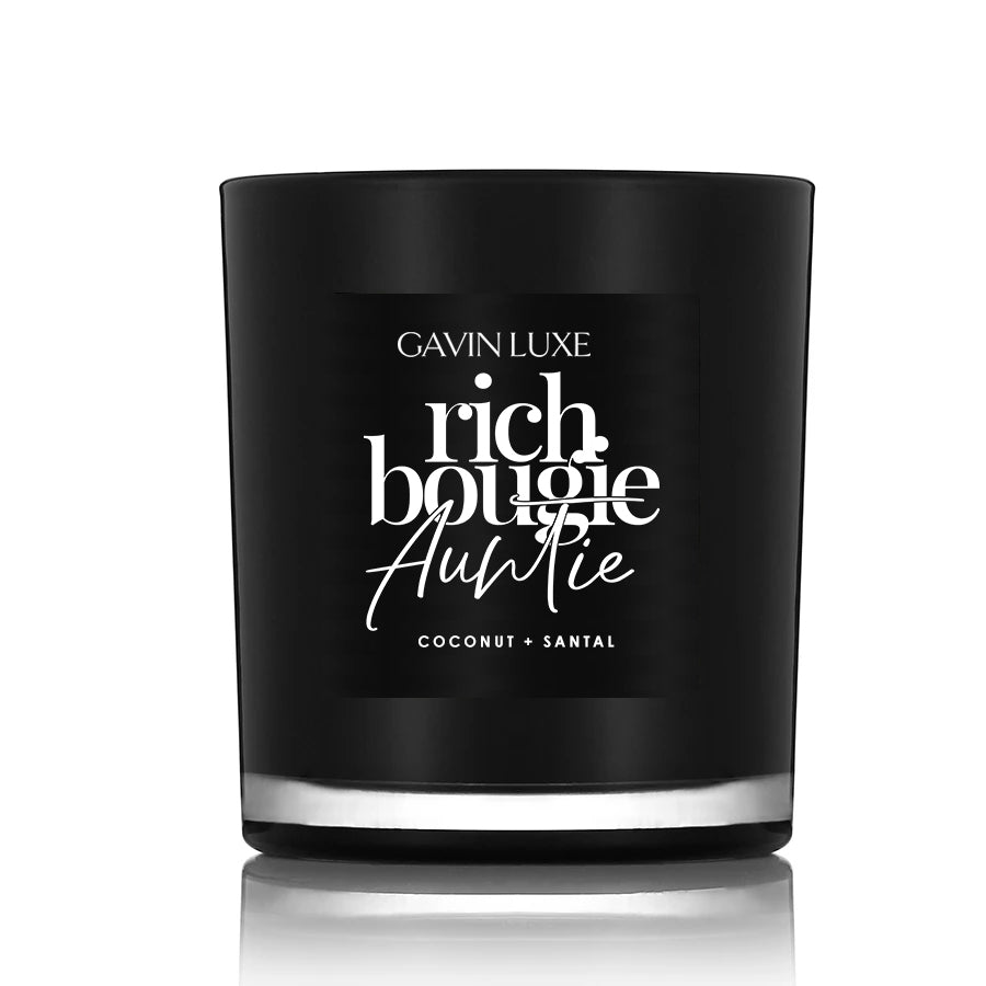 Rich Bougie Auntie - Coconut + Santal Candle